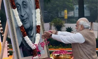 PM Modi pay tributes to Sardar patel