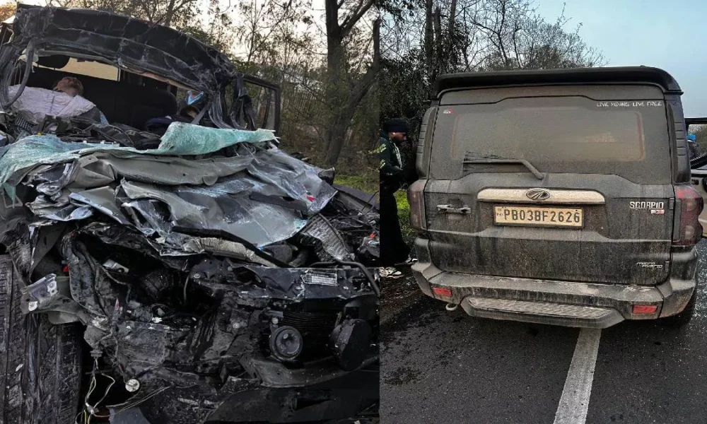 Accident near PTU