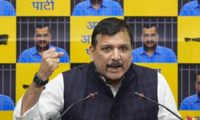 AAP Rajya Sabha MP Sanjay Singh.