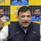 AAP Rajya Sabha MP Sanjay Singh.