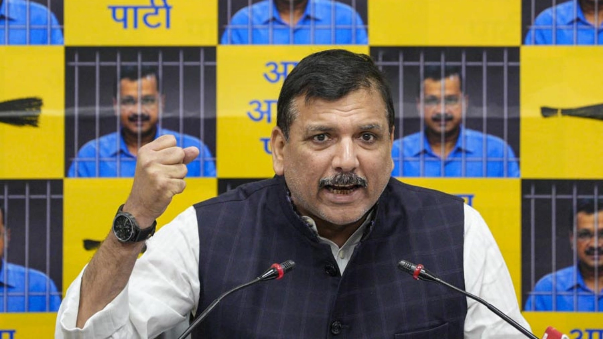 AAP Rajya Sabha MP Sanjay Singh.