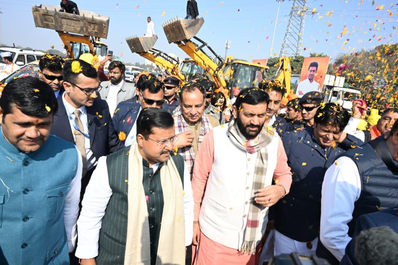 गुरुग्राम में पहुंचे भाजपा के राष्ट्रीय कार्यकारी अध्यक्ष नितिन नबीन का जोरदार स्वागत किया गया।